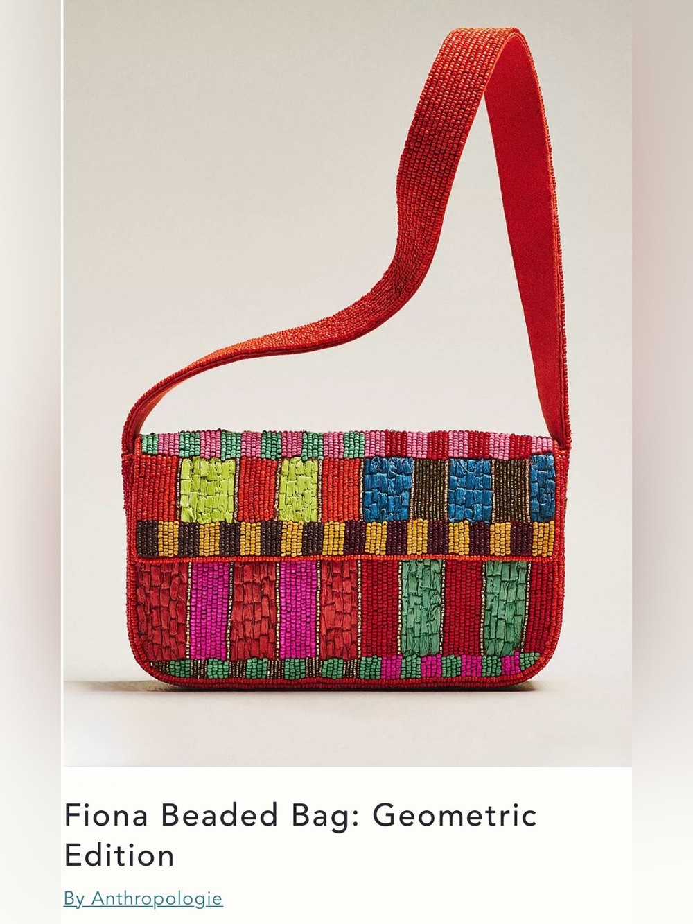 NWTA Fiona Beaded Bag-Geometric Edition